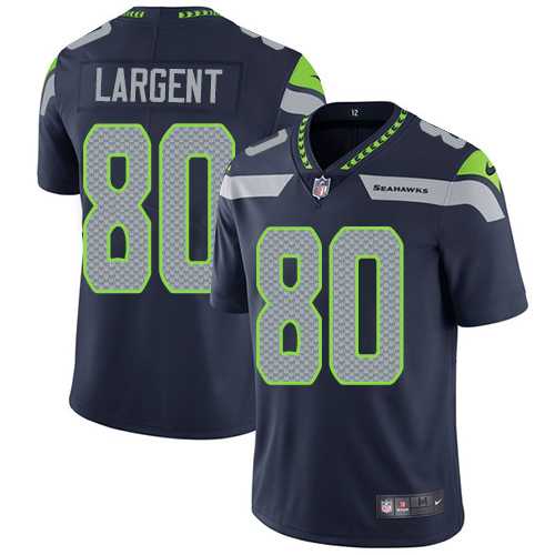 Nike Seattle Seahawks #80 Steve Largent Steel Blue Team Color NFL Vapor Untouchable Limited Jersey,We sell and wholesale Nike Seattle Seahawks #80 Steve Largent Steel Blue Team Color NFL Vapor Untouchable Limited Jersey on line form chian!